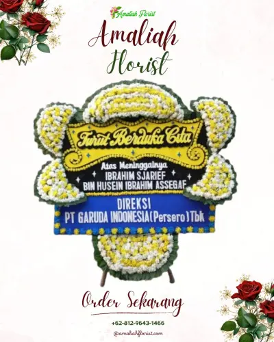 Papan Bunga Duka di Dusun Besar